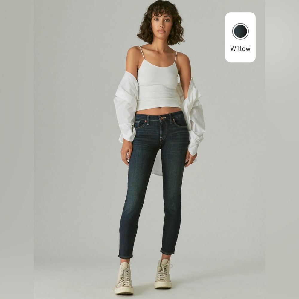 Lucky Brand Low Rise Skinny Lolita Dark Blue Jeans